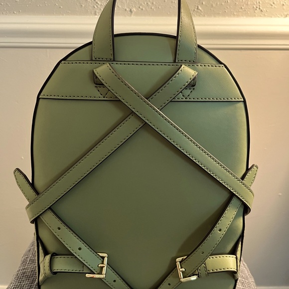 NWT and BAG MICHAEL KORS (JAYCEE) Medium Backpack. COLOR:LIGHT SAGE (GIFT READY) - Picture 3 of 11